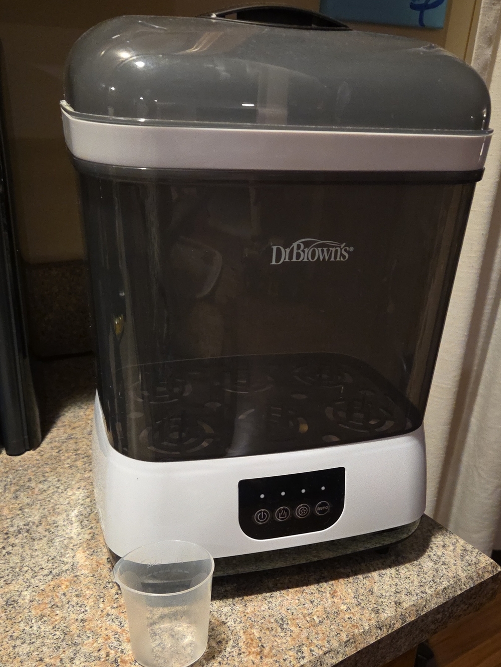 Dr. Brown's Electric Bottle Sterilizer - Gray and White